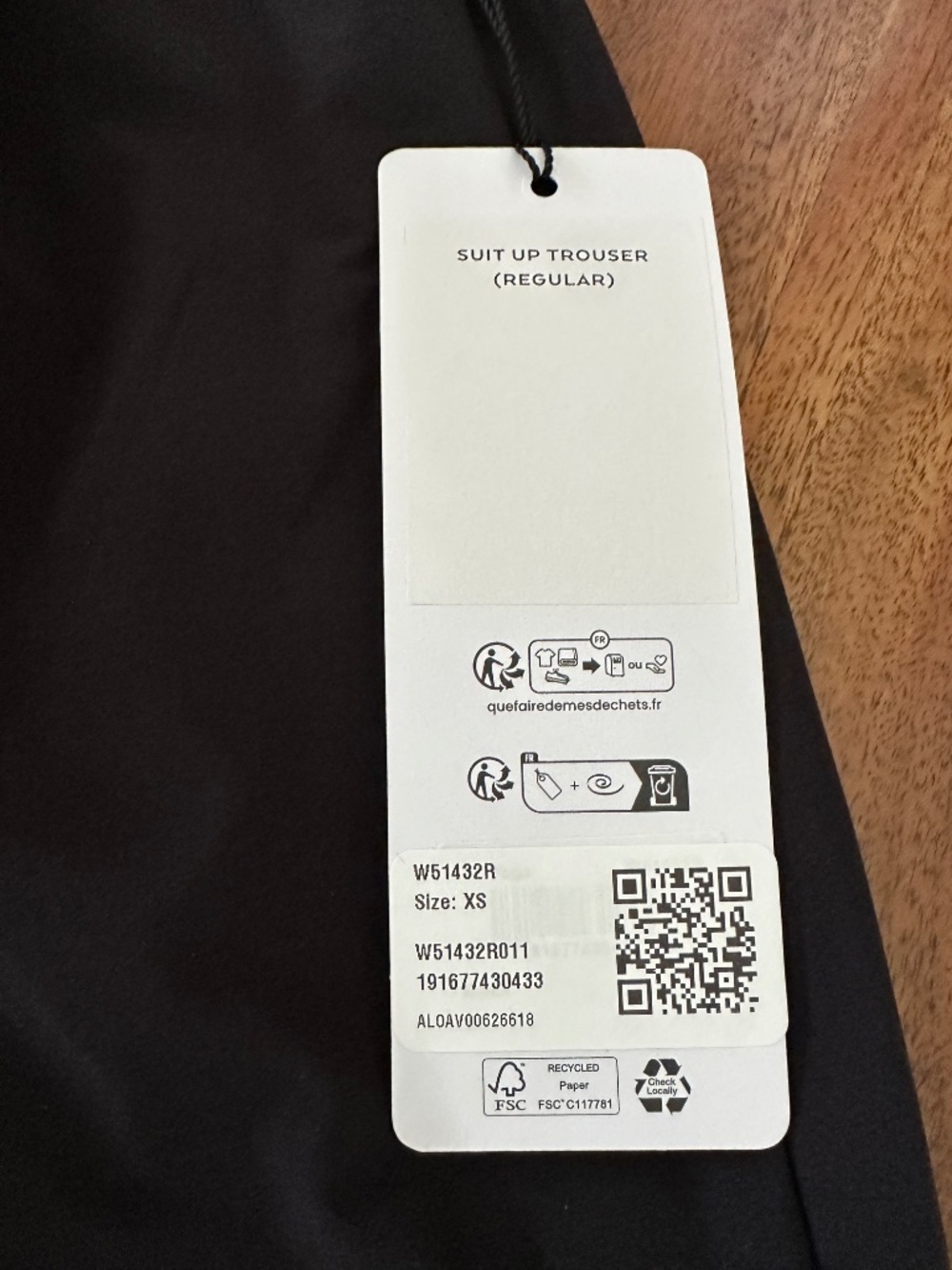 ALO Suit Up Trouser Black - Picture 2 of 4